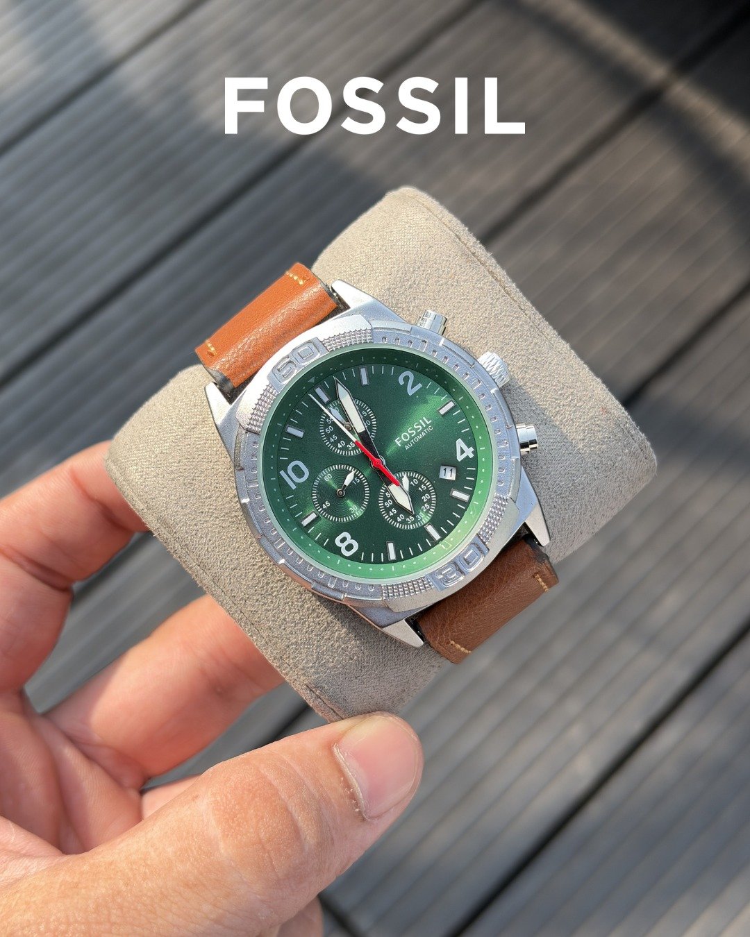 Fossi_l Bronson Chronograph Luggage Leather - Image 4