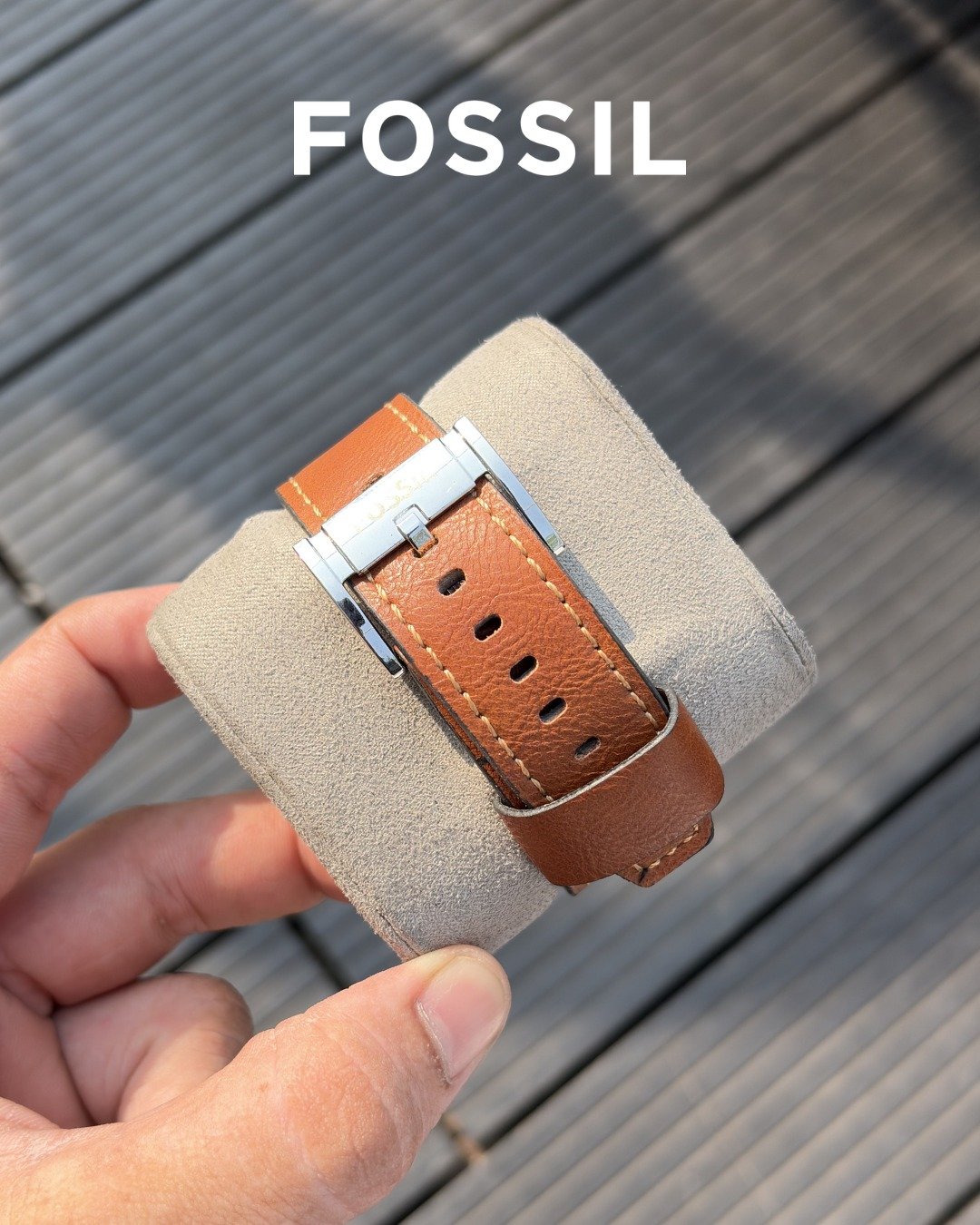 Fossi_l Bronson Chronograph Luggage Leather - Image 3