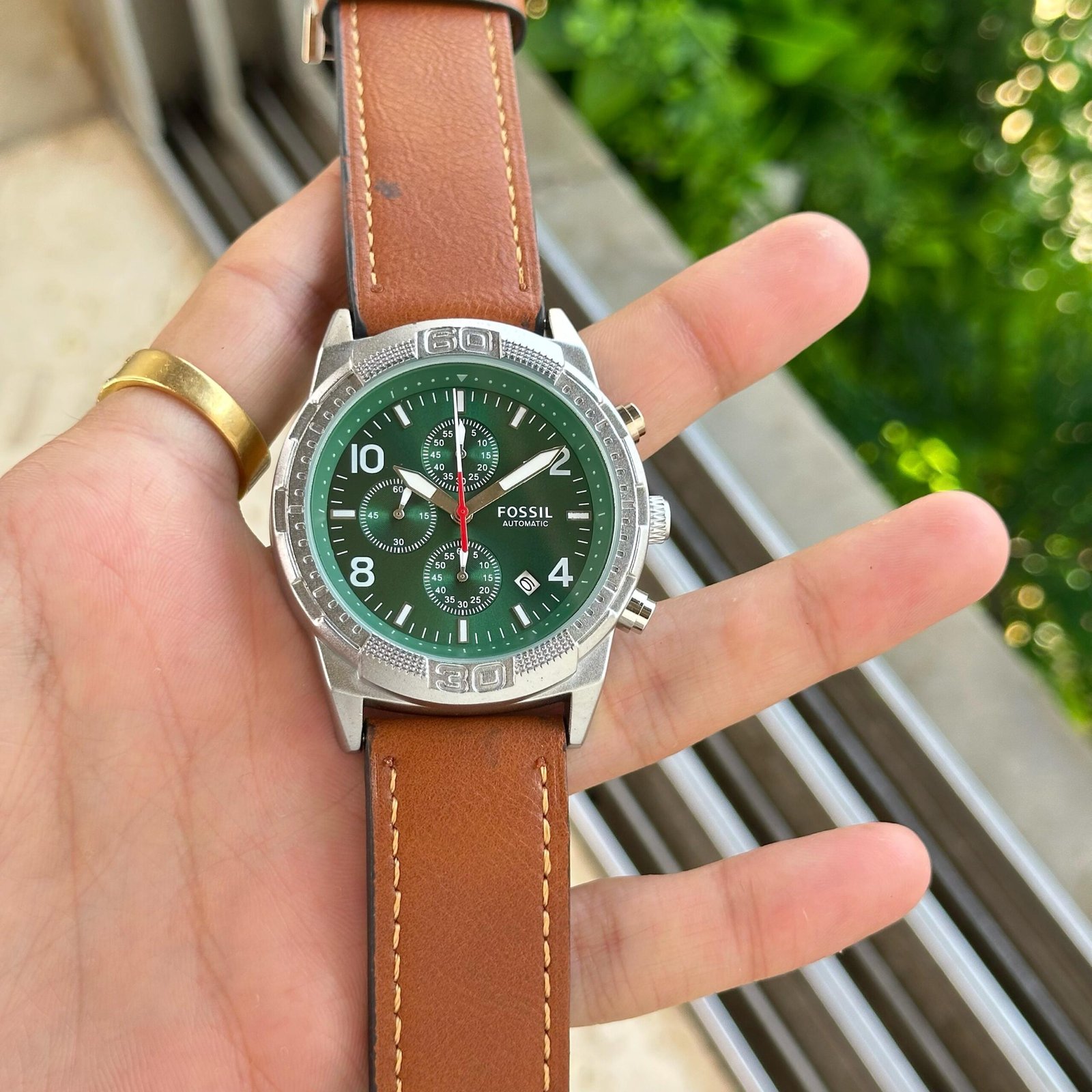 Fossi_l Bronson Chronograph Luggage Leather - Image 2