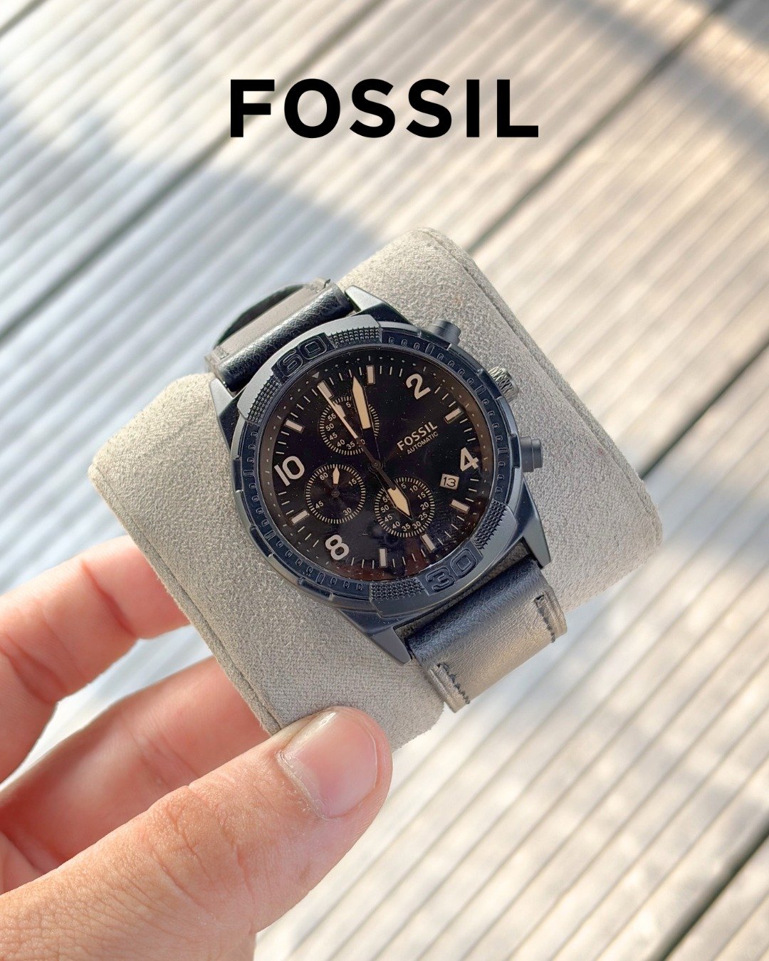 Fossi_l Bronson Chronograph Luggage Leather - Image 4