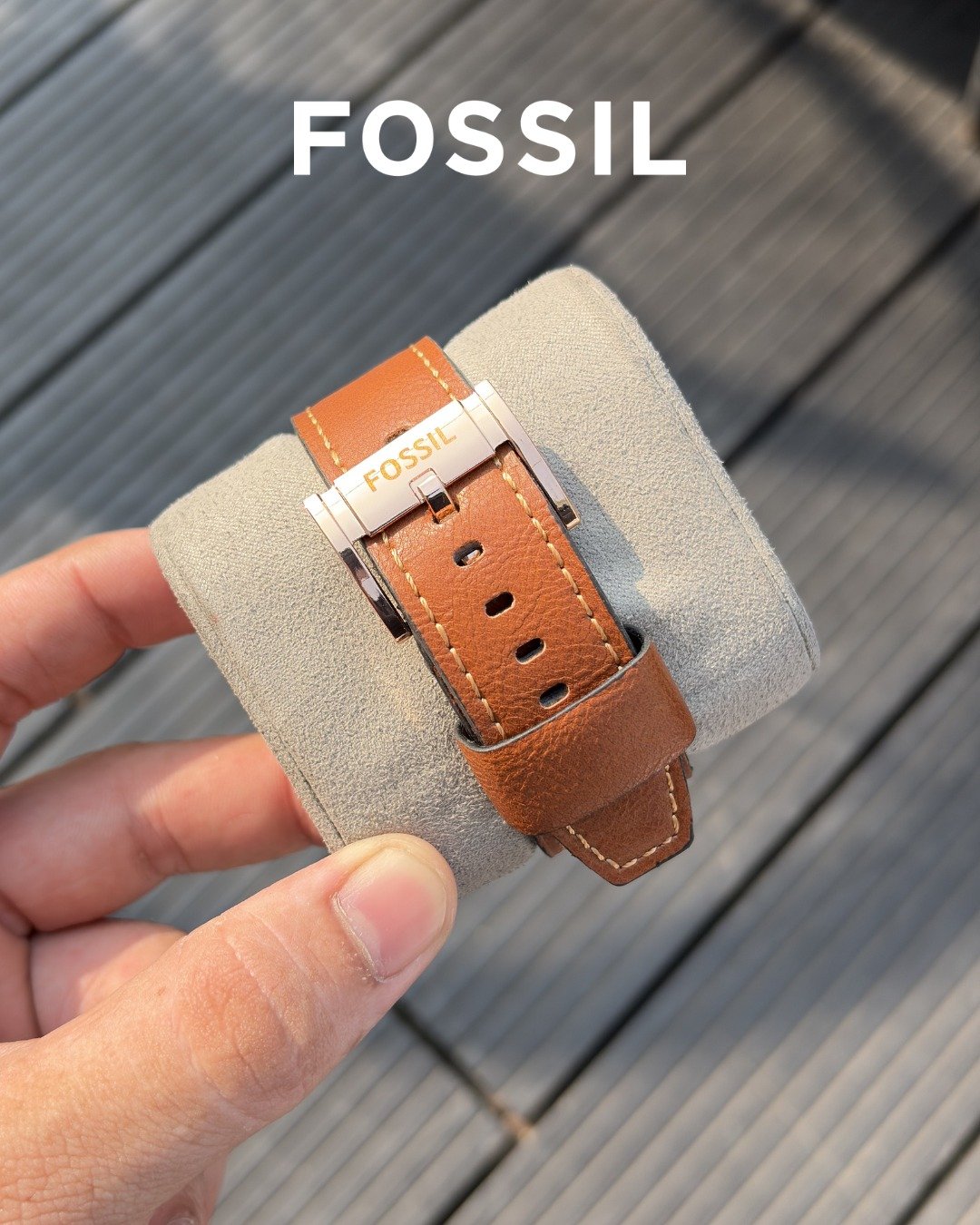 Fossi_l Bronson Chronograph Luggage Leather - Image 3