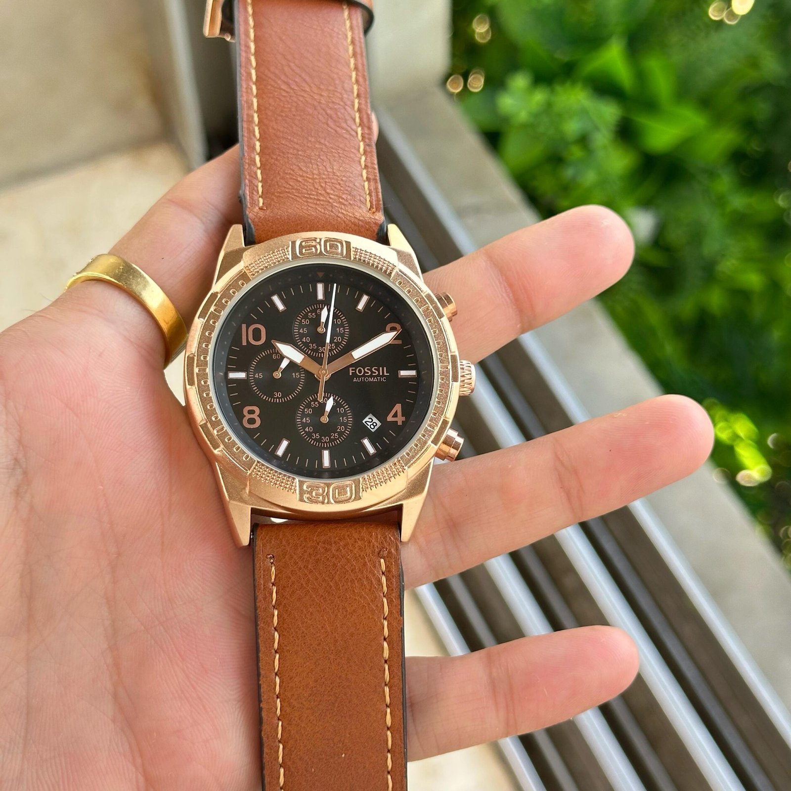 Fossi_l Bronson Chronograph Luggage Leather - Image 2