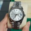 Rolee_x Oyster Perpetual Date Just Silver-White