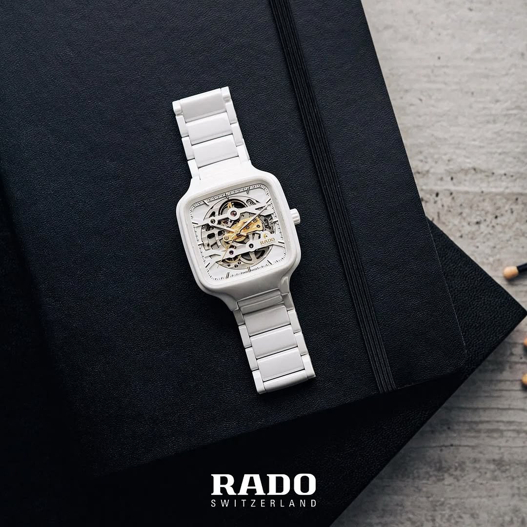 Rad_o true square automatic ceramic- white-gold - Image 2