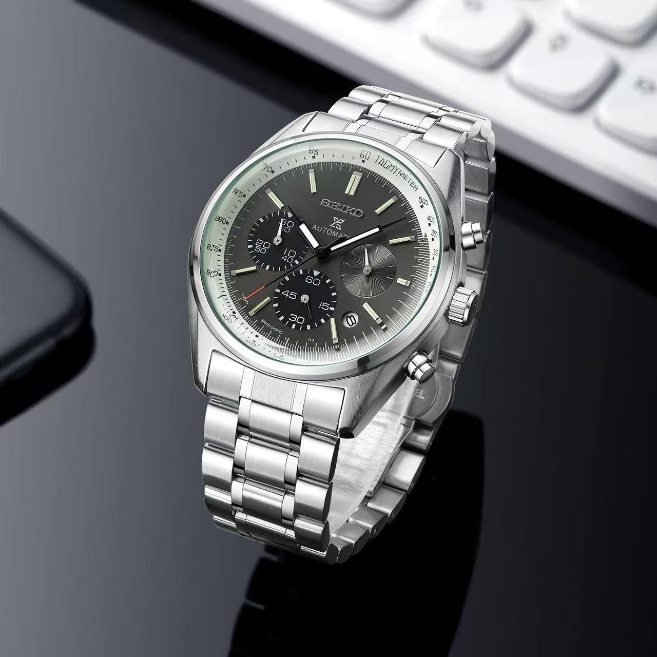 Seiko Prospex Chronograph Silver-Grey