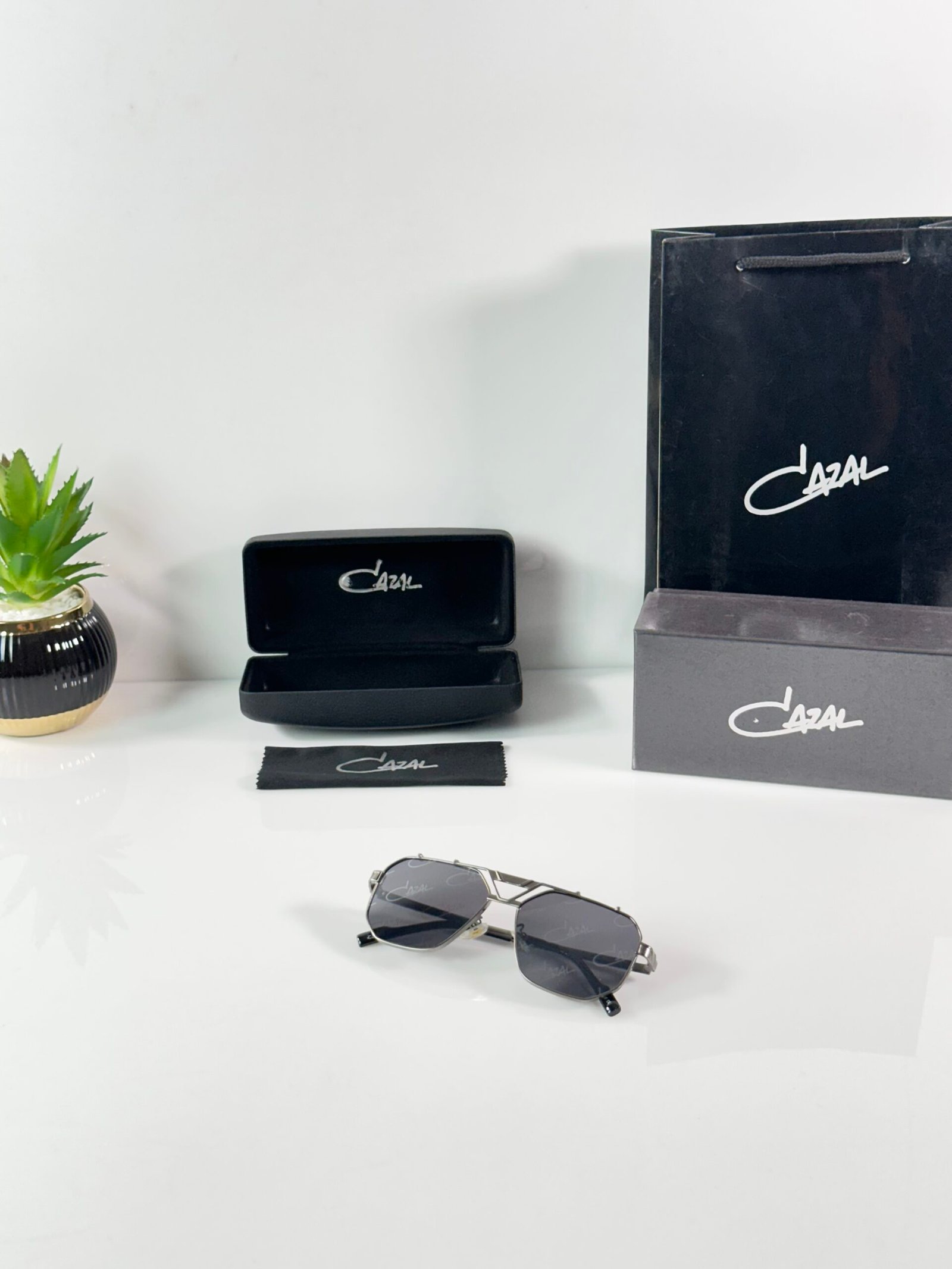 Cazal 9073 Printed Gun Black - Image 4