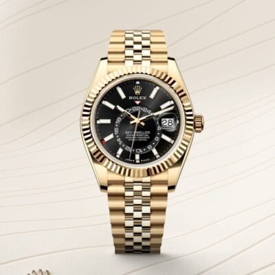 Role_x Oyster Perpetual Sky Dweller Gold-Black