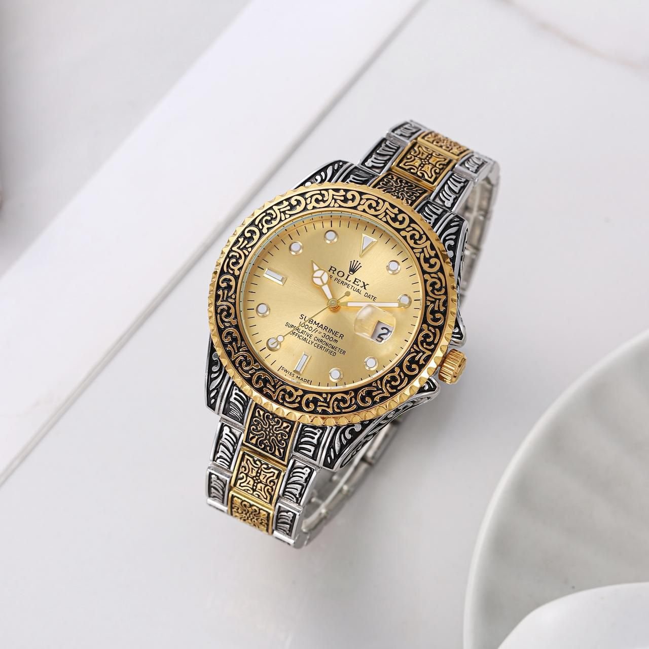 Rolee_x Oyster Vintage 2Ton-Gold-Gold