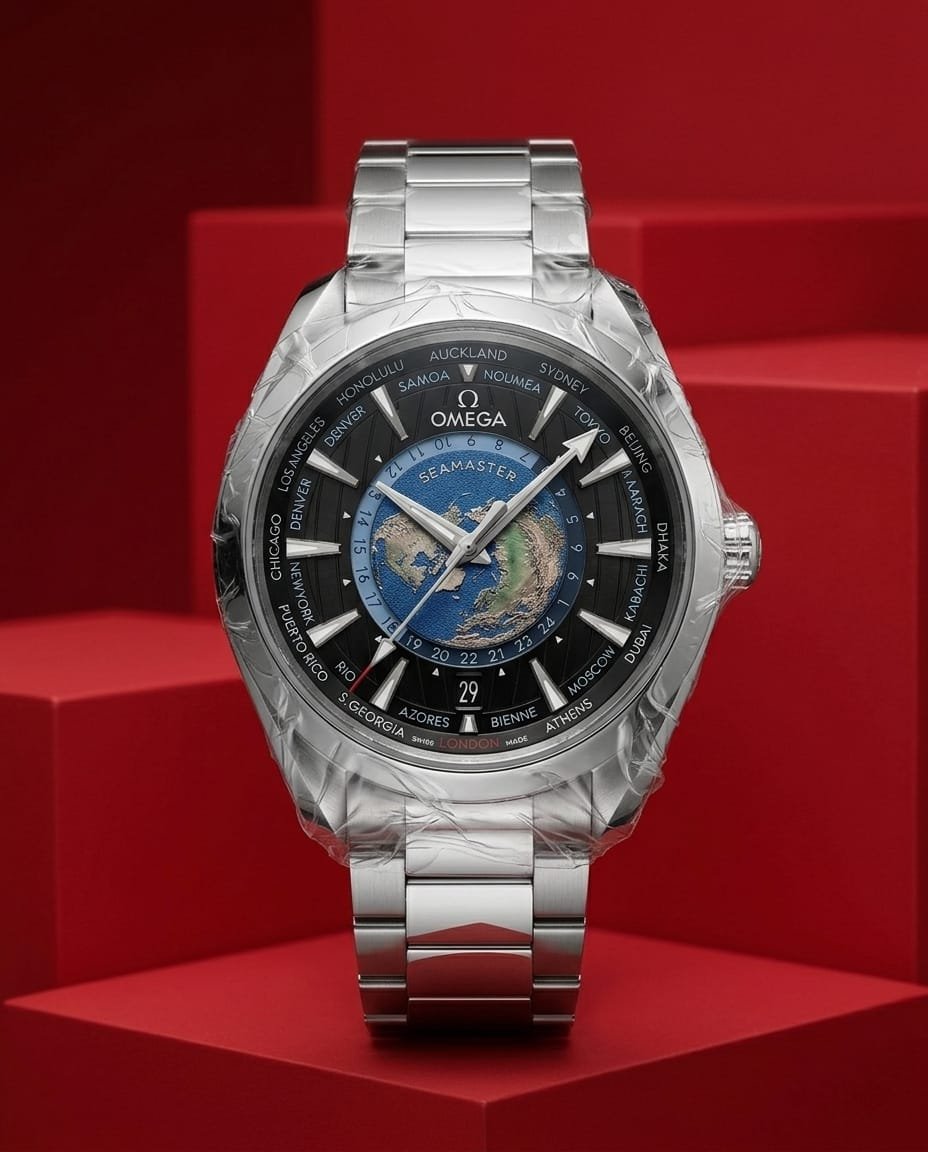 Omeg_a Seamaster Aqua Terra World Map - Image 2