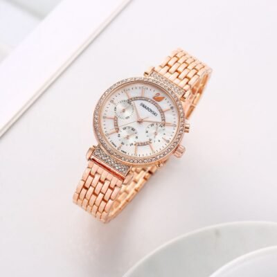 Swarovskk_i Passage Chronograph Copper-White