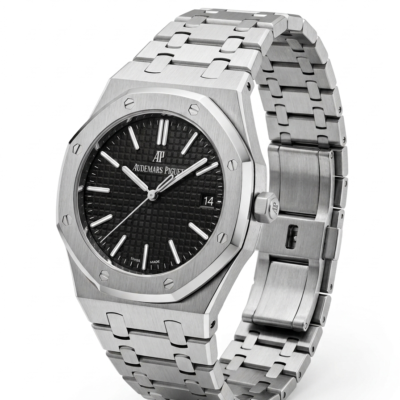 Audemar_s Piguet Royal Oak Quartz Silver-Black