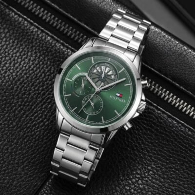 Tommy Hilfige_Quartz Multifunction silver green