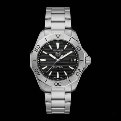 TAG Heue_r Aquaracer Professional 200 Date Automatic Silver Black