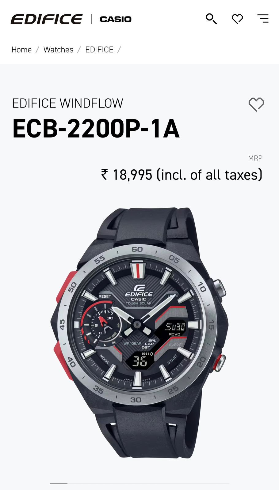 Casio Edifice Ecb-2200p - Image 2