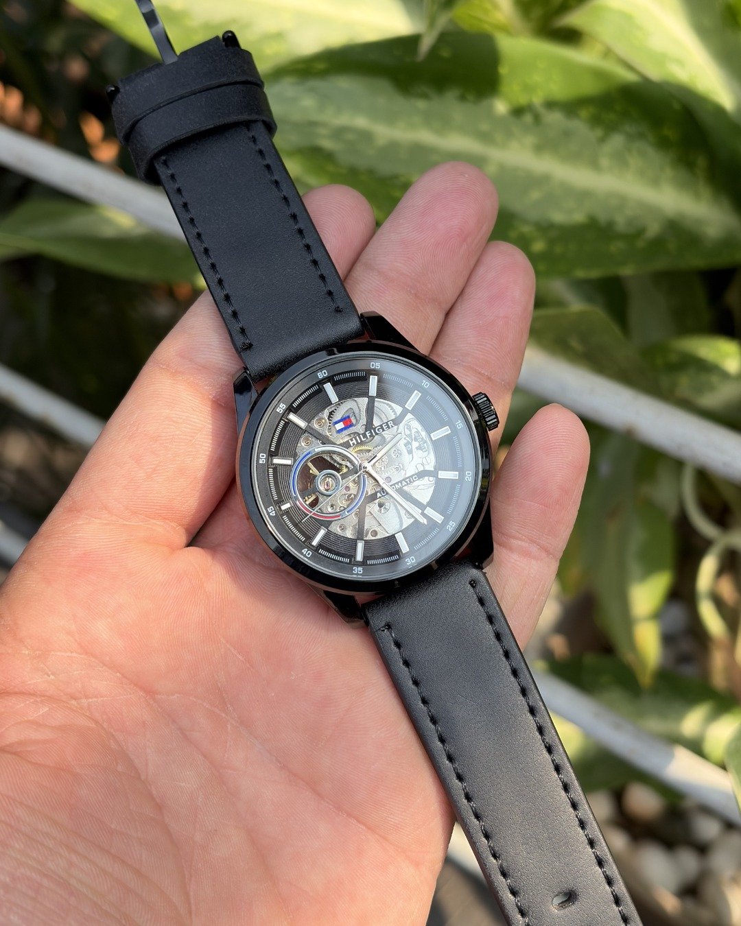 Tommmy Hilfige_r Automatic Leather Full-Black