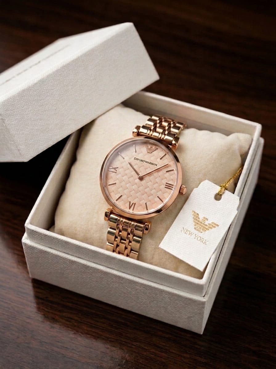 Emporio Armann_i Classic Copper-Pink-Checks