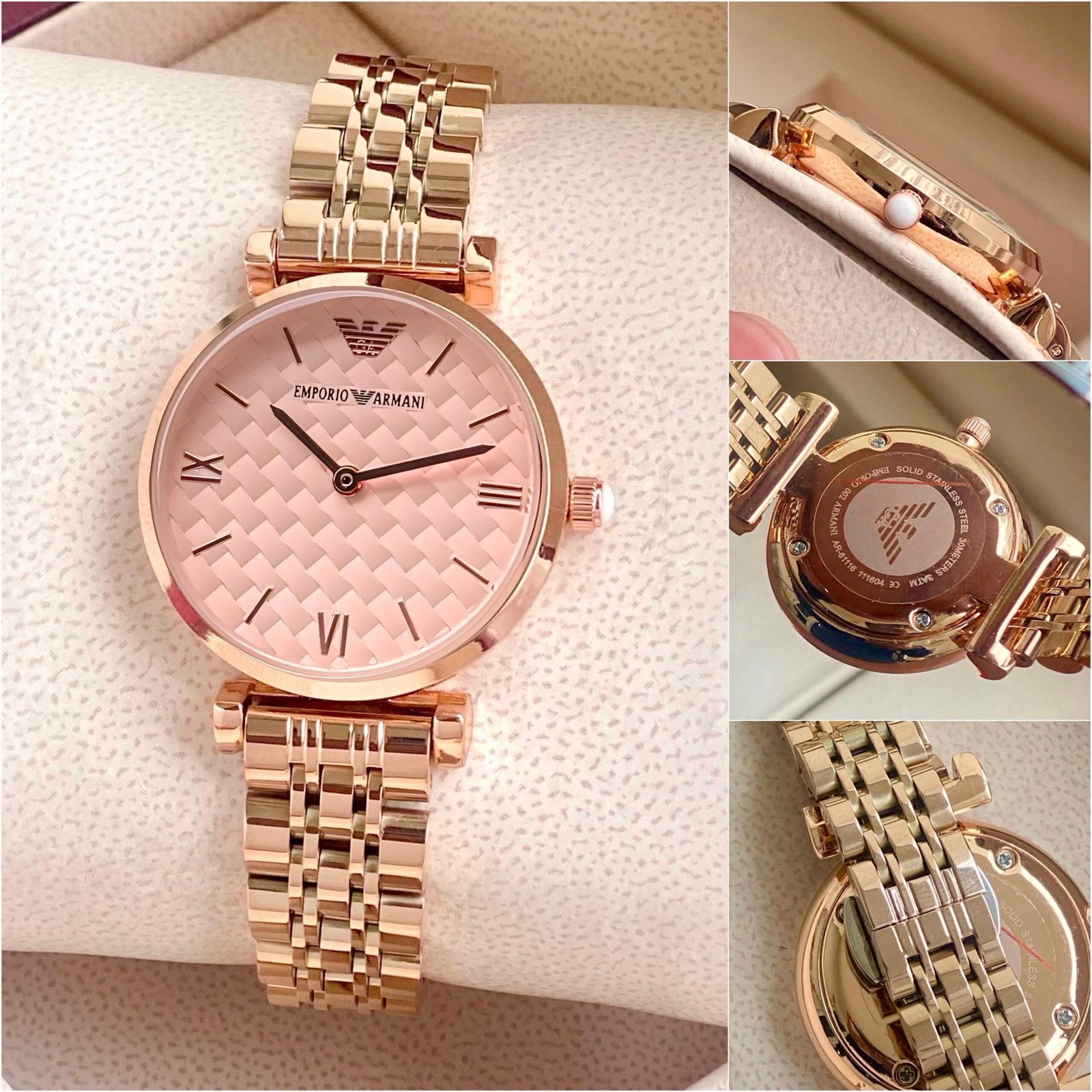 Emporio Armann_i Classic Copper-Pink-Checks - Image 2