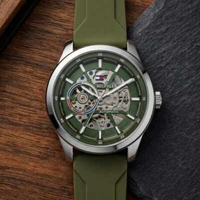 Tommmy Hilfige_r Automatic Silicon Green-Silver