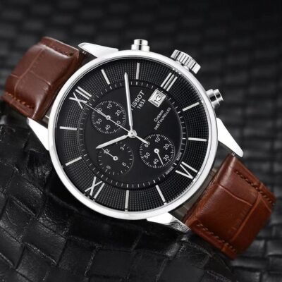 Tissoo_t 1853 Chemin Brown-Silver-Black