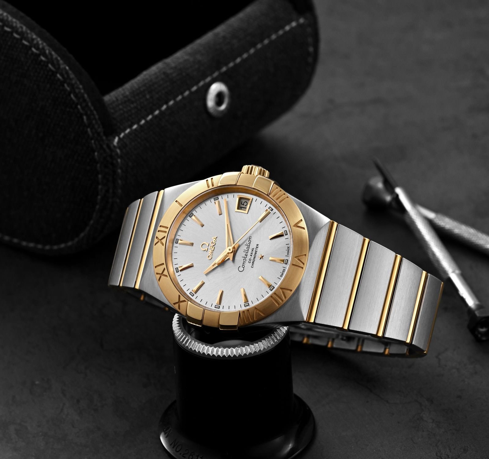 Omegg_aConstellation Co Axial Chronometer Mens