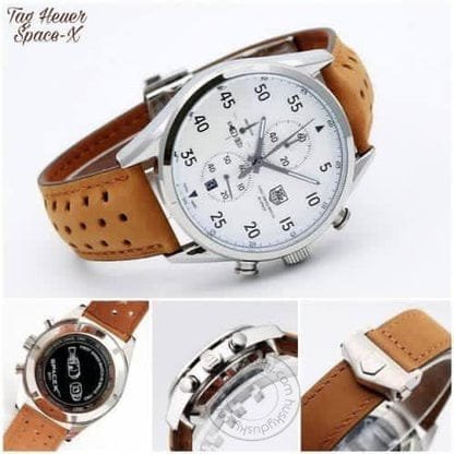 Tag heuee_r Carrera Calibre 16 Chronograph Brown-Silver