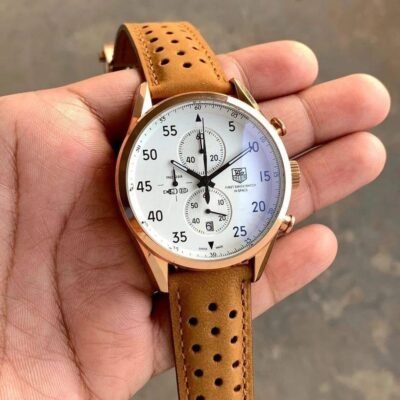 Tag Heuee_r Carrera Calibre 16 Chronograph Brown-Copper