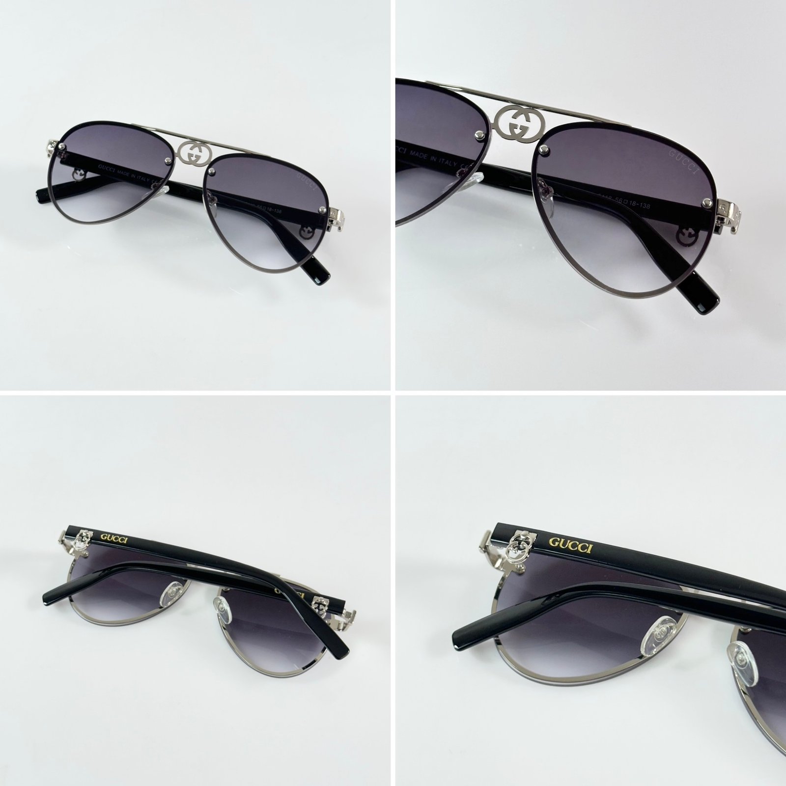 Gucci_5118_Silver_Black_DC - Image 2