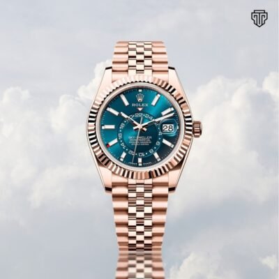 Rolee_x Oyster Perpetual Sky Dweller Copper Blue