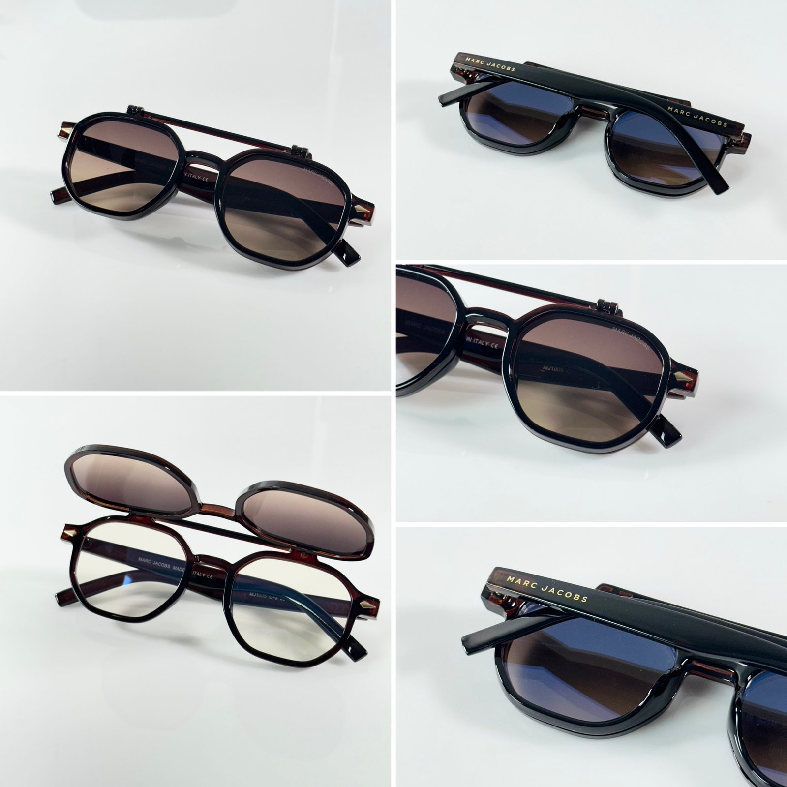 Marc Jacobs 1005 Flip Brown White - Image 2