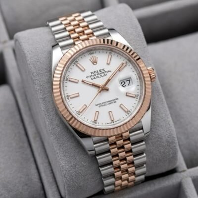 Role_x Oyster Perpetual Date Just 2Ton-Copper-White