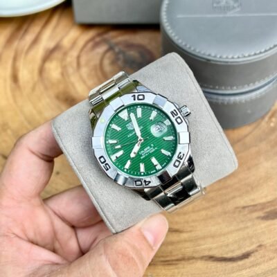 Tag Heuee_r Aquaracer Silver-Green