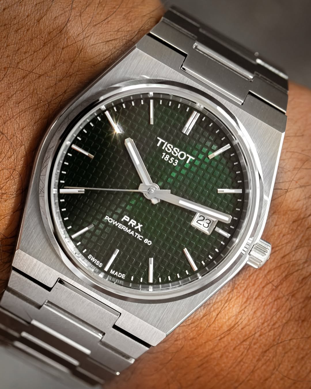 Tissoo_t 1853 Prx Automatic Top Quality Silver-Green - Image 6