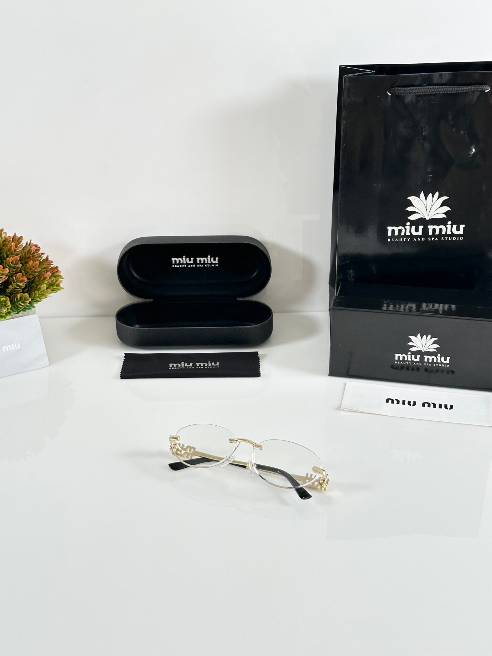 Miu Miu WMNS 1025 Gold Day Night Colour Changing Glass - Image 4