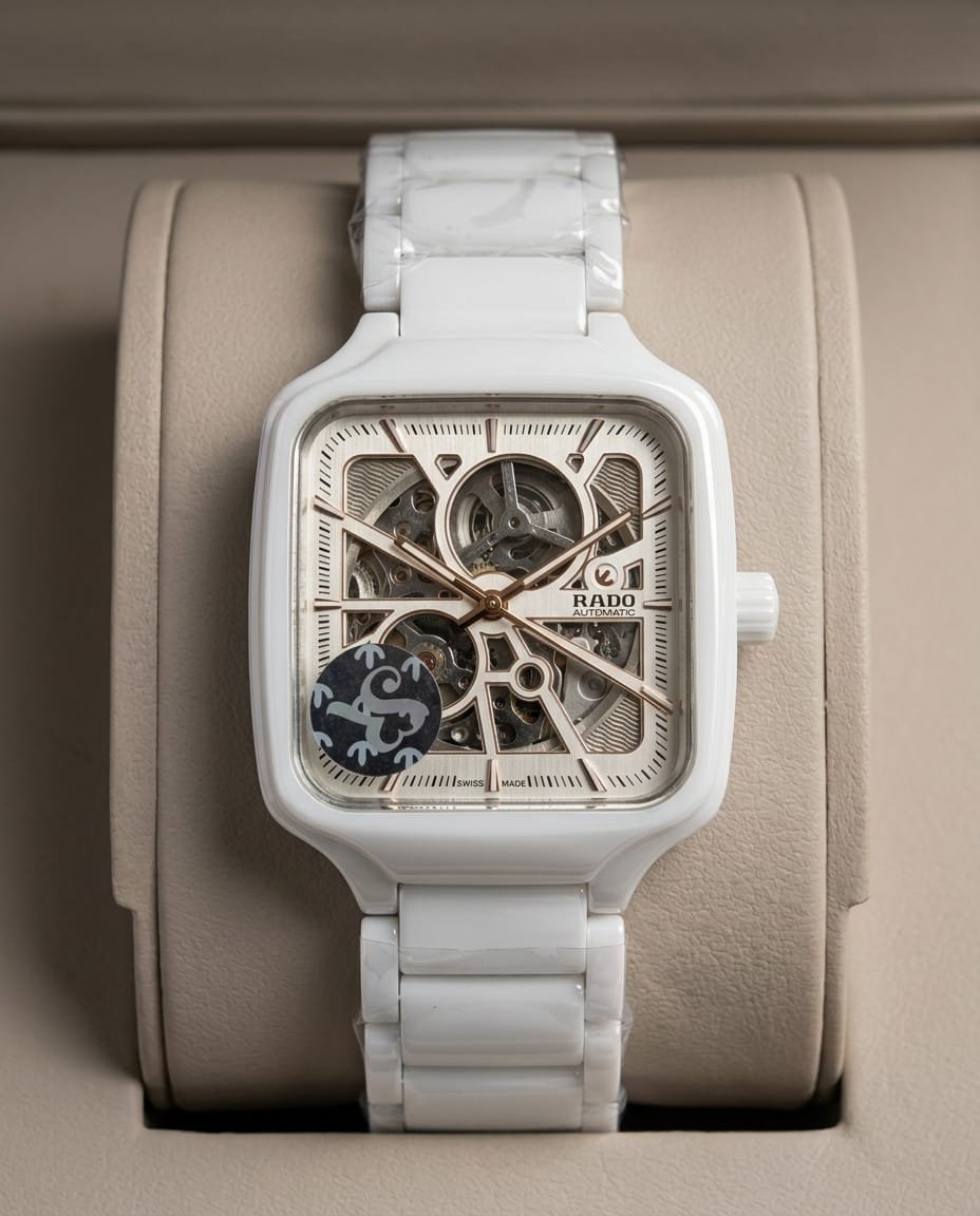 Radd_o True Square Automatic Ceramic White Copper