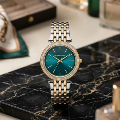 Michael_l Kors Darci 2Ton-Gold-Green