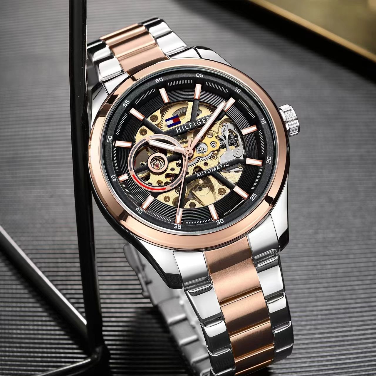 Tommy Hilfige_r Automatic 2Ton-Copper-Black