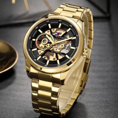 Tommy Hilfige_r Automatic Gold-Black