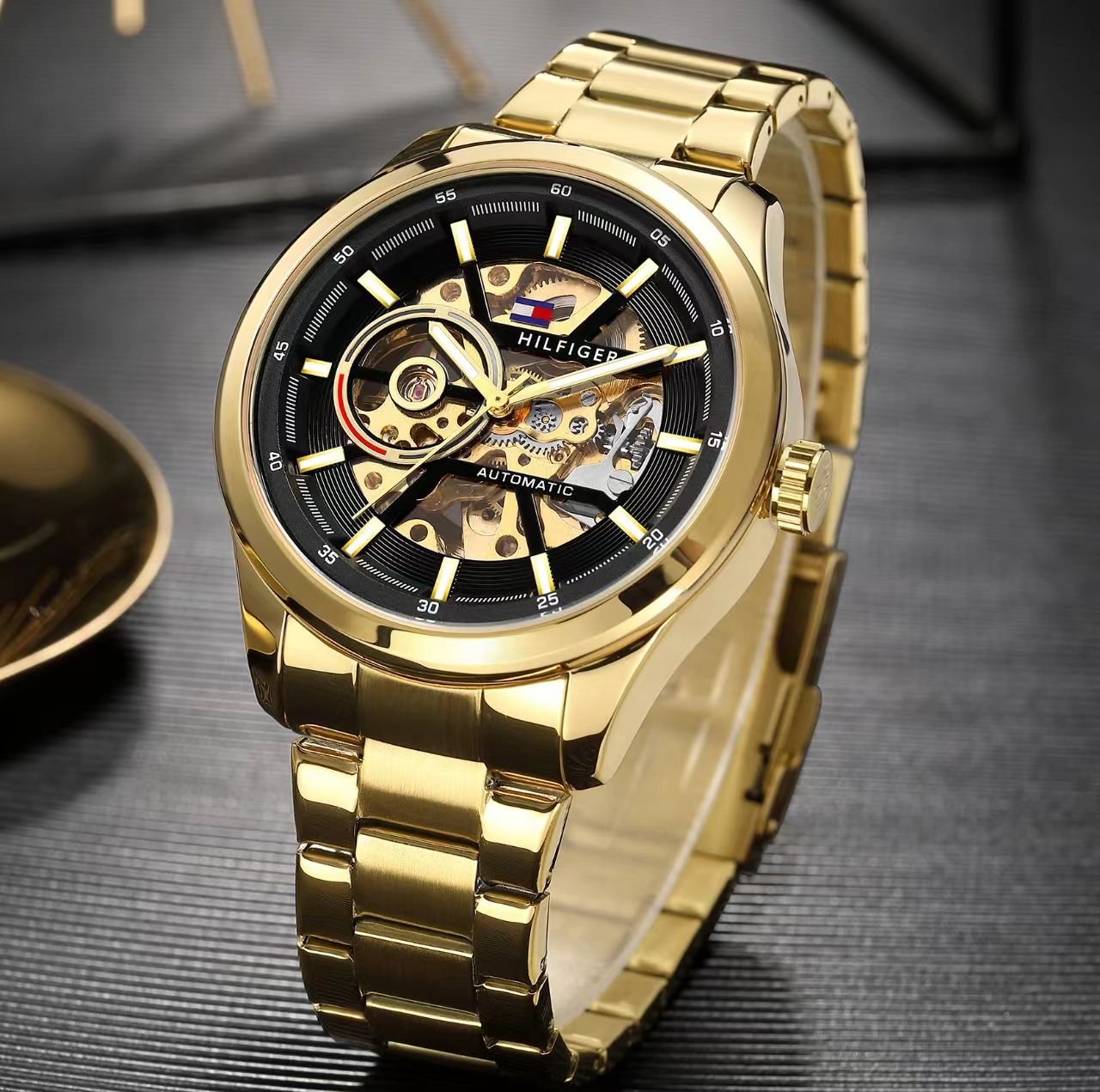 Tommy Hilfige_r Automatic Gold-Black