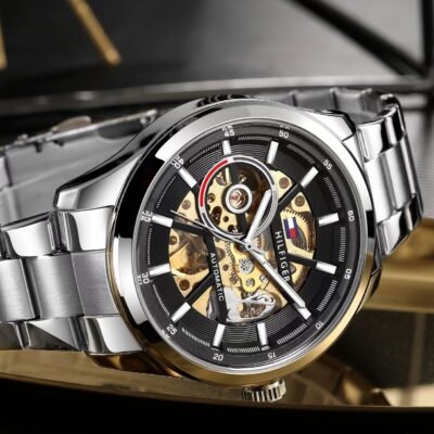 Tommy Hilfige_r Automatic Silver-Black