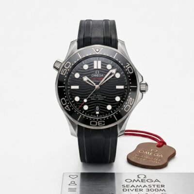 Omegg_a Seamaster Diver 300M Automatic Black-Silver-Black