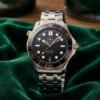 Omegg_a Seamaster Diver 300M Automatic 2Ton-Copper-Black