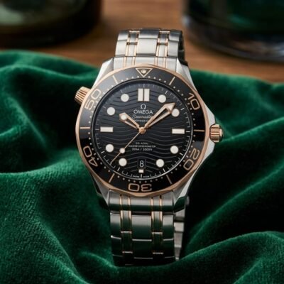 Omegg_a Seamaster Diver 300M Automatic 2Ton-Copper-Black