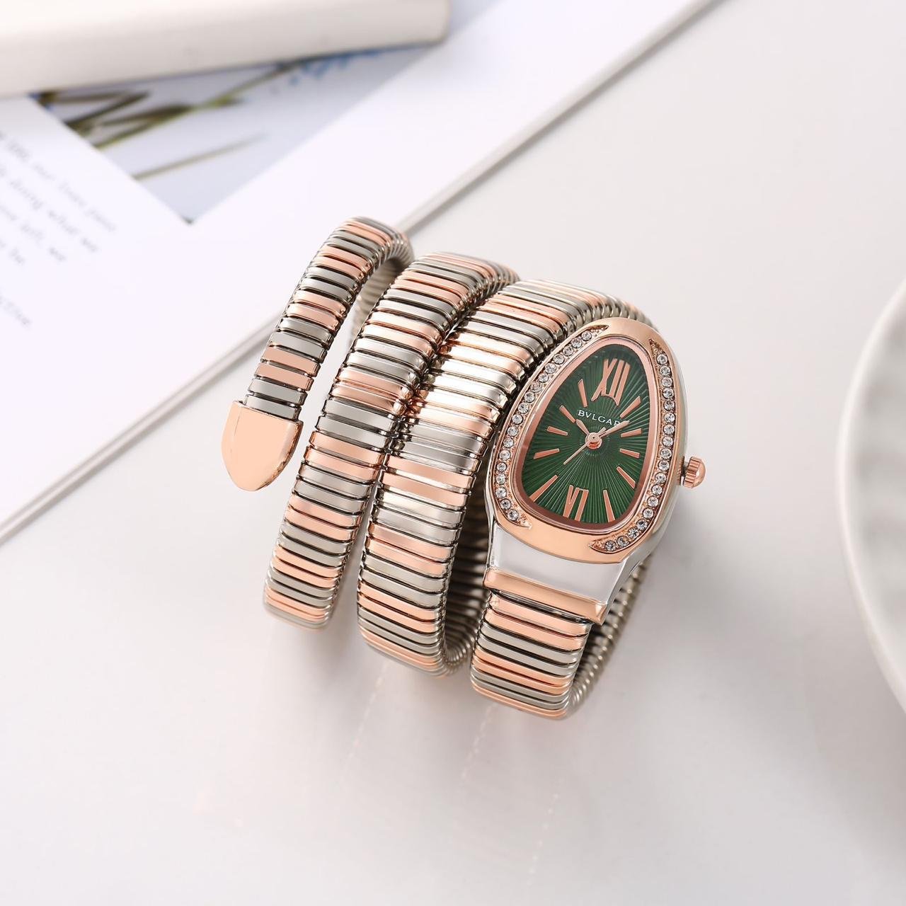 Bvlgari Serpenti Snake 2Ton-Copper-Green