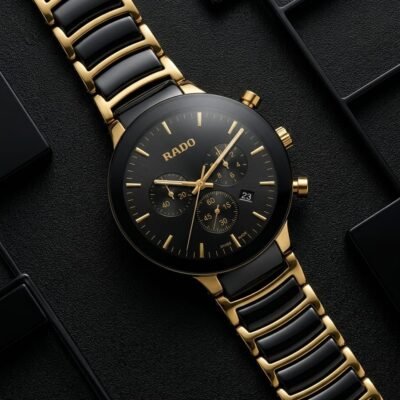 Radd_o centrix chronograph Black Gold
