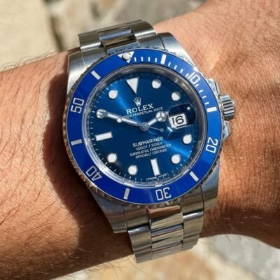 Role_x Oyster Perpetual Submarine Silver-Blue