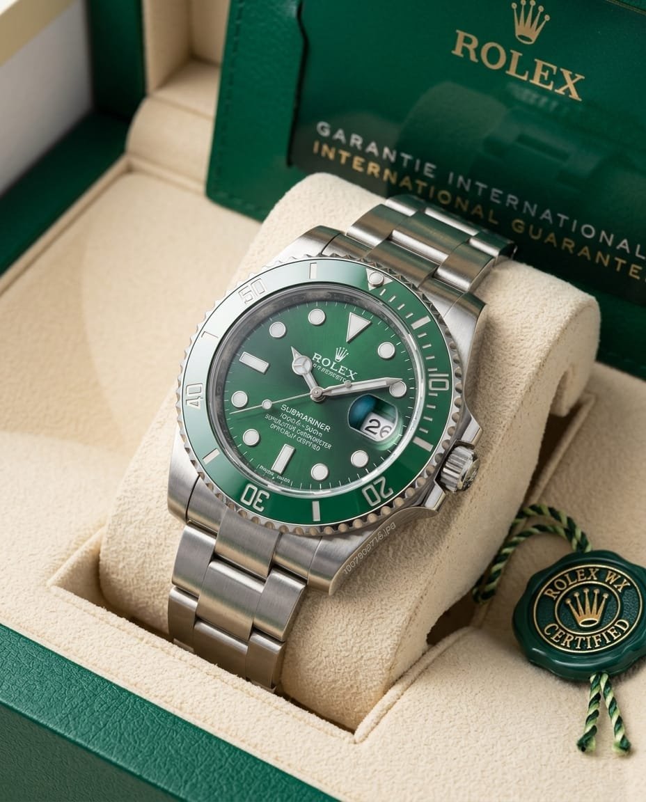 Role_x Oyster Perpetual Submarine Silver-Green - Image 2