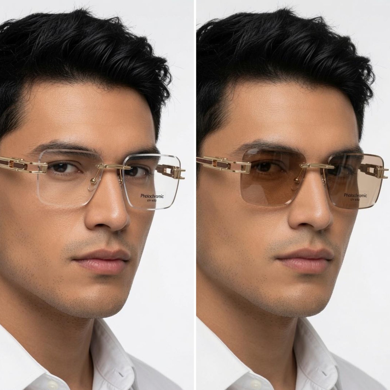 Dita 1035 Gold Brown Day Night Color Changing Glass - Image 2