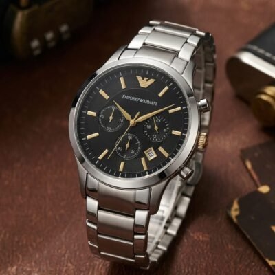 Emporio Armann_i Classic Silver Black Gold