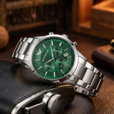 Emporio Armann_i Classic Silver-Green
