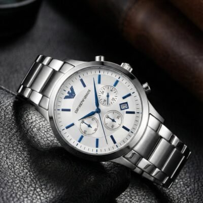 Emporio Arman_i Classic Silver-White-Blue